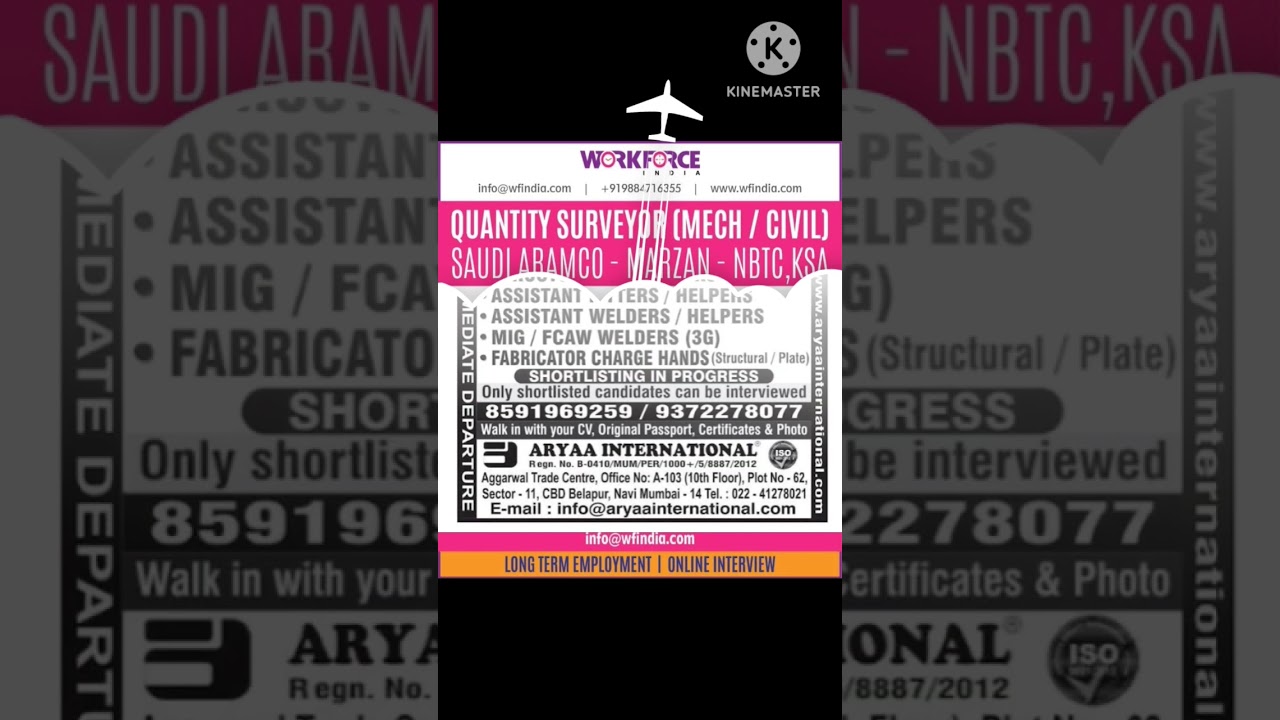 Latest Abroad & Gulf Jobs | High Salary Jobs | All India Vacancy for foreign 