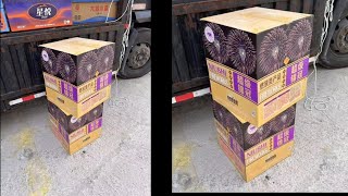 3' inch shell cake firework 36 shots (super brocade)