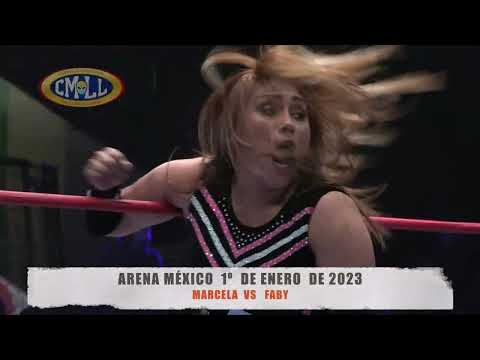 CMLL - MARCELA. VS  FABY / ARENA MEXICO / 1-01-23