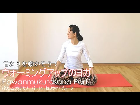 首まわりを動かそう！　ウォーミングアップのヨガ（パワンムクタアサナパート1）～首まわり編～　#1-3　ver.1