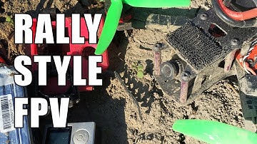 Rally style FPV on Martian II quad
