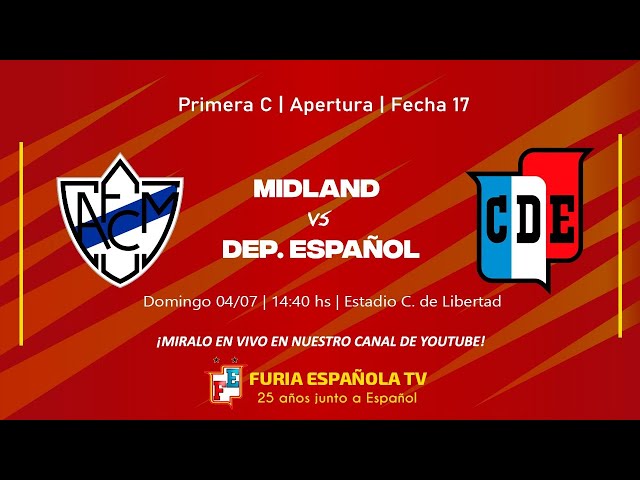 Midland vs Deportivo Español - EN VIVO - Fecha 37 - Primera C 