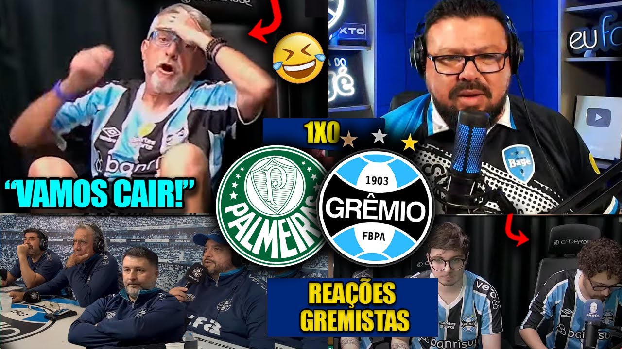 REAÇÕES dos GREMISTAS - PALMEIRAS 1X0 GRÊMIO - BRASILEIRÃO 2025 - REACT FARID, ALEX BAGÉ