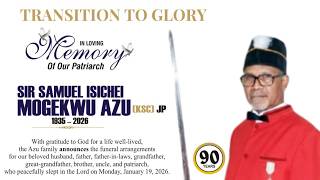 THE FUNERAL CEREMONY  OF SIR SAMUEL ISICHEI MOGEKWU AZU (KSC) JP