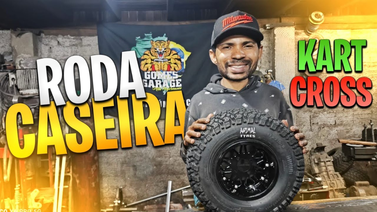 Serralheiro constrói aro para Kart Cross Boxer DAY 
