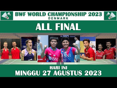 Semua Final BWF World Championship 2023 Hari ini - Apriani/ Siti Fadia vs Chen Qing Chen/Jia Yifan.