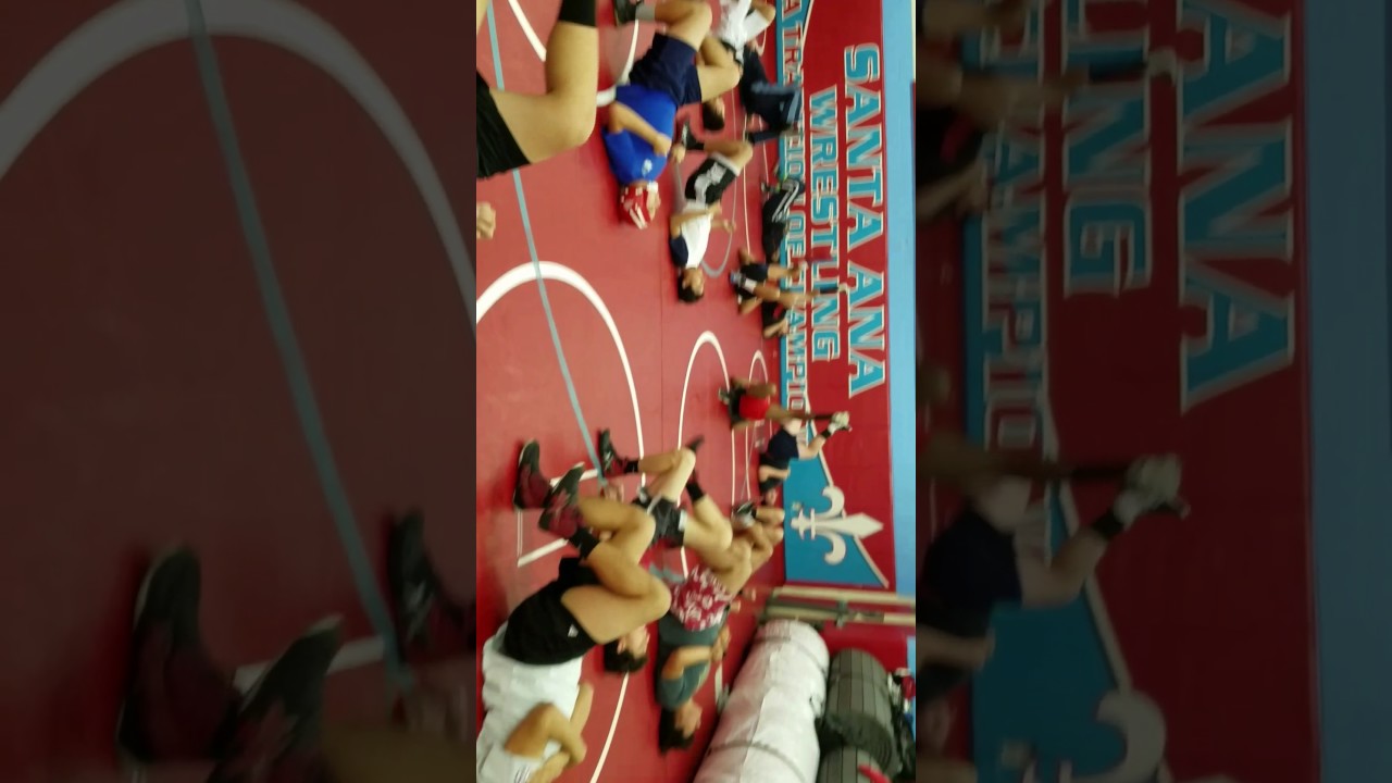 Santa Ana Weestling Warm up with Corey Beasley