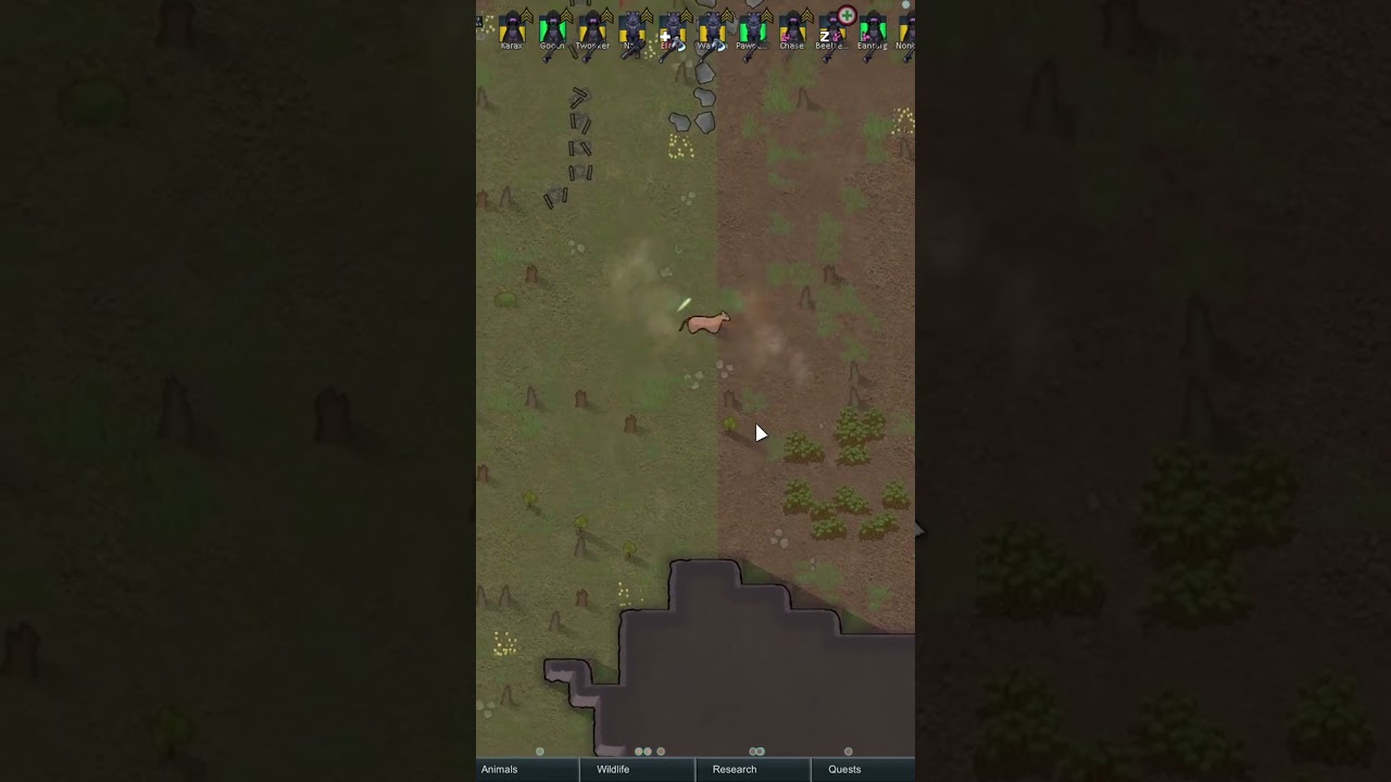 [RimWorld] Испытание корабельной артиллерии на Cougar (точность RimWorld)