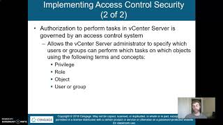 Virtualization Chapter 8: Access Control Security