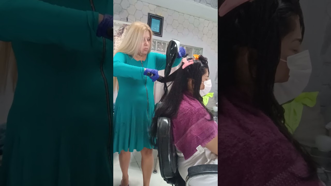 Progressiva no salão stillus