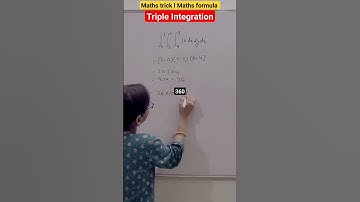 @triple integration in seconds by trick 😲#shorts #youtubeshorts #shortvideo #maths #trick