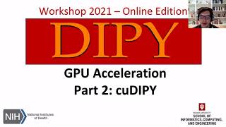 GPU Acceleration, Part 2: cuDIPY