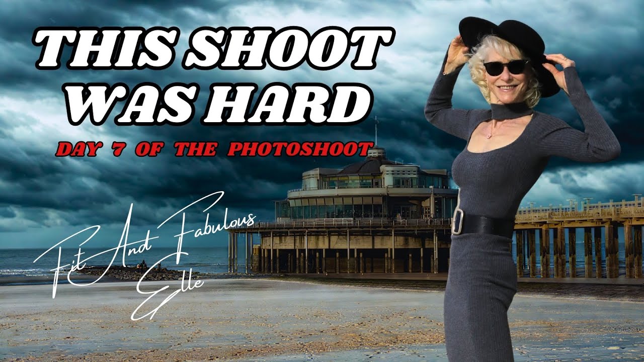 Model Photoshoot Vlog Day 8 | Fashion Styling in the Rain. Behind the Scenes in Blankenberge Belgium