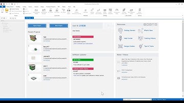 How to Start a New Project in ProtaStructure – Introduction to the Start Page