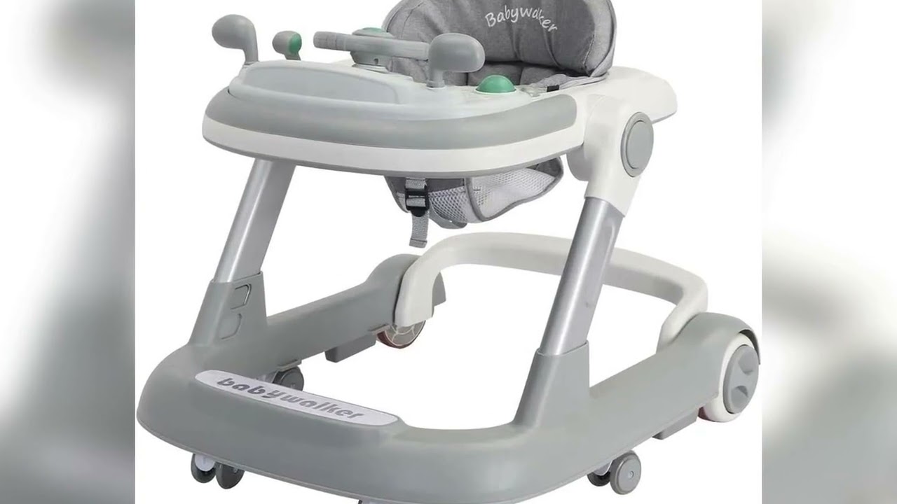 A must-have product! 2 in 1 Baby Walker, Toddler Baby Push Walker with Removable Feeding Tray and
