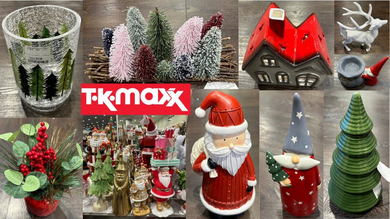 TK MAXX/TJ MAXX CHRISTMAS DECORATIONS 2024 - YouTube