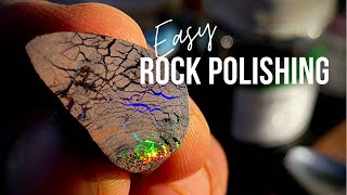 Polishing Rocks By Hand