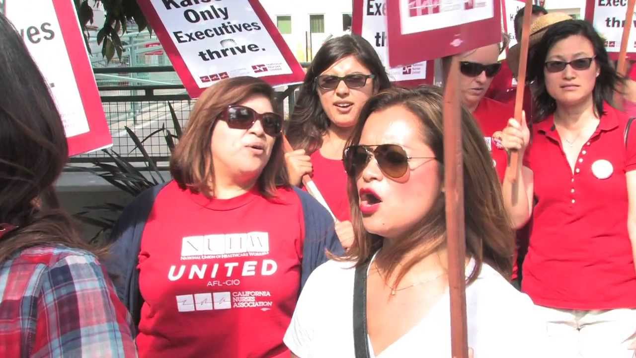 Listen to Your Nurse! Kaiser RNs Rally for Safe Patient Care - YouTube