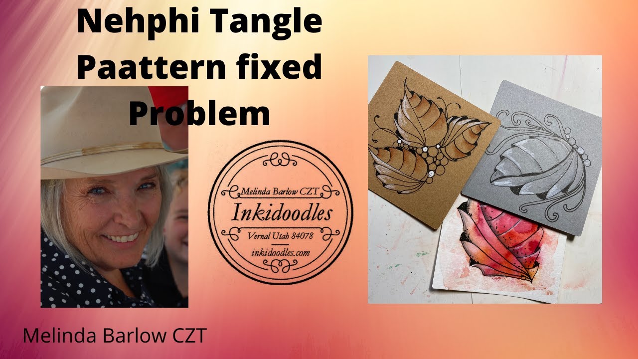 Nehphi Tangle Pattern  Art Lesson fixed problem