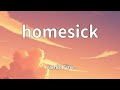 Jamie Fine - homesick (Lyrics)