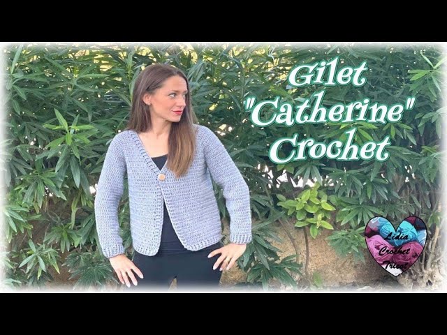 lidia crochet tricot gilet