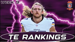 WEEK 9 TE RANKINGS TIERS TOP 30