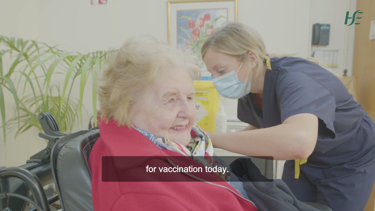 Booster COVID-19 vaccinations at St Mary's Residential Centre,  Castleblayney, Monaghan.