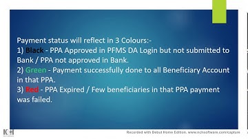 How do you know the Status of DBT Payment (PPA) - PFMS
