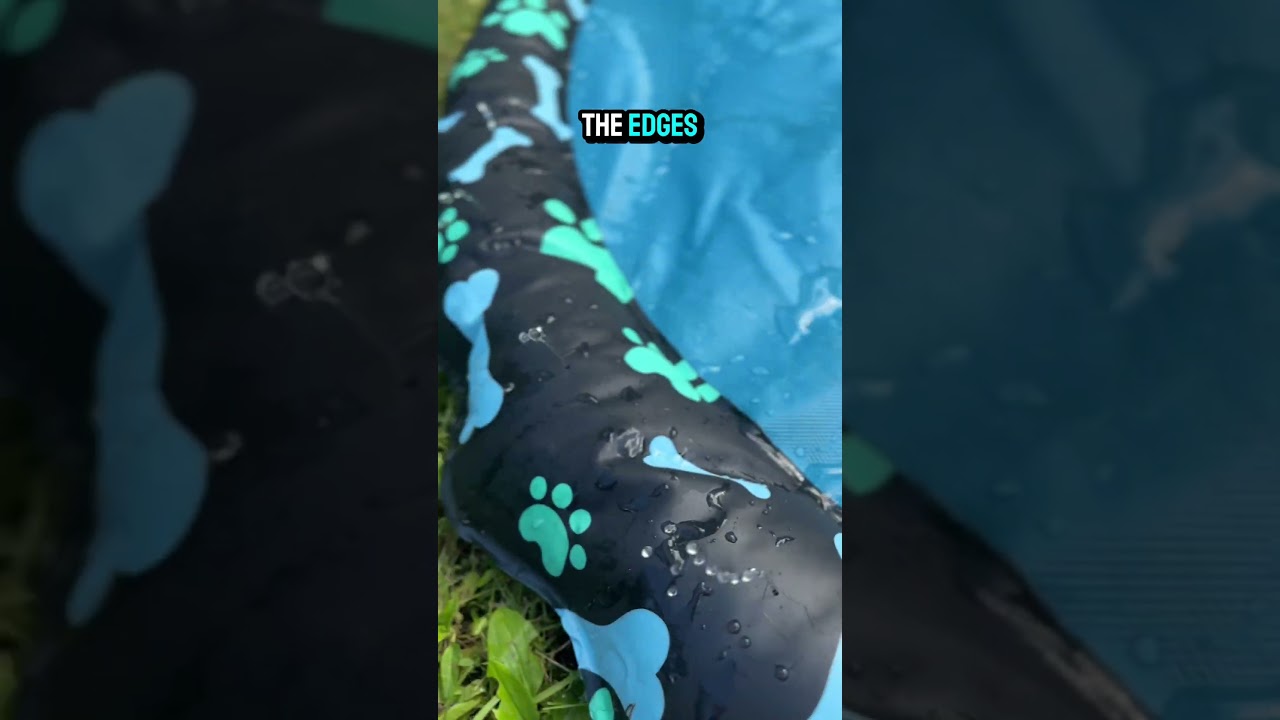 Splash Pad Fun SplashEZ Non Slip Splash Pad for Kids and Dogs Summer Watertoys for the Backyard