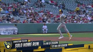 Christian Yelich's 7th home run of the season is the 200th of his career