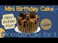 Mini Chocolate Birthday Cake for my Mom - Small Batch Recipe