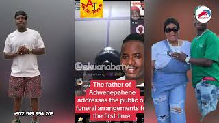 BREAK! Adwenpahene's funeral happening live at Stuttgart😭, Becky Cried uncontrollably