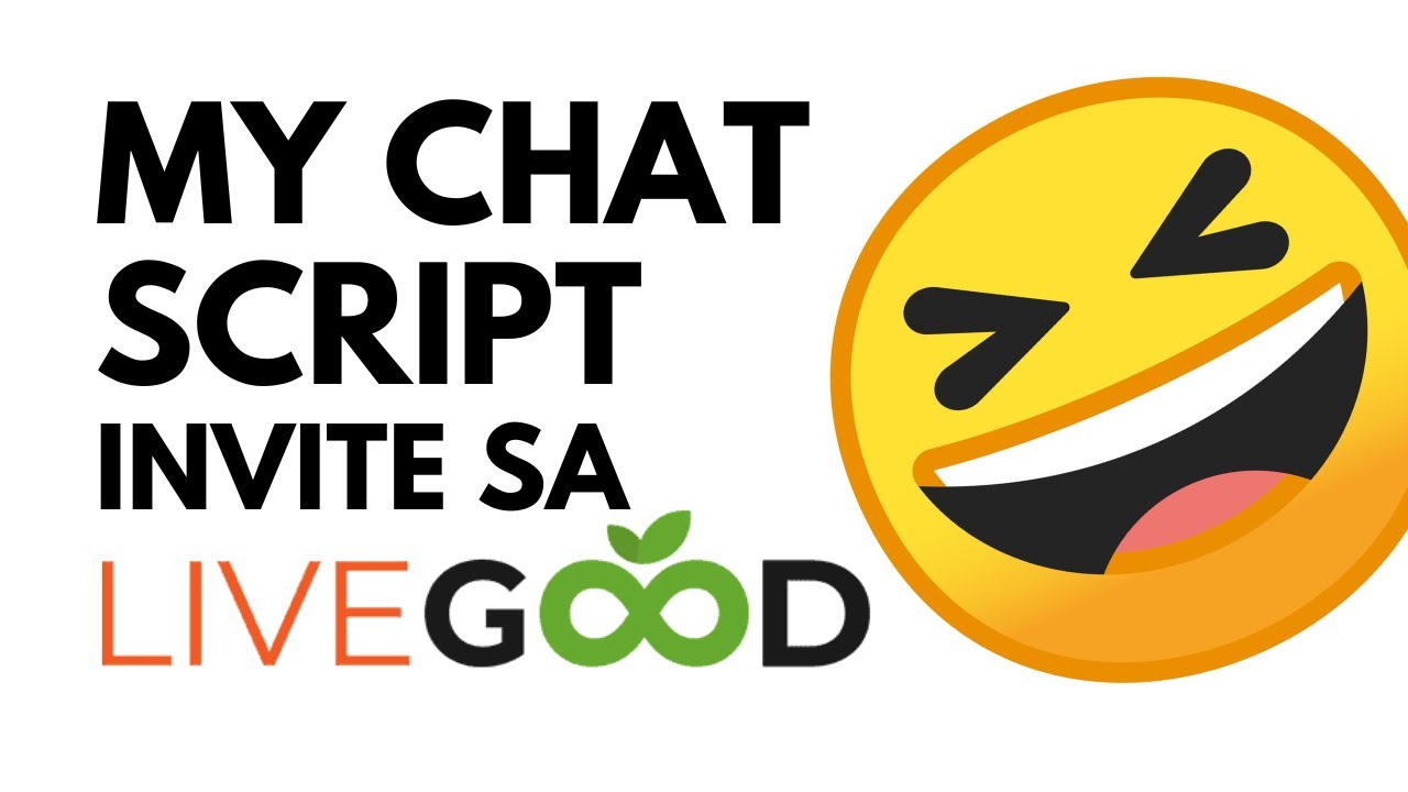 My chat invite script to my friends in Zoom - LiveGood Opportunity