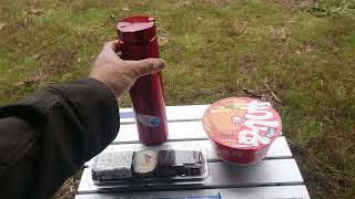 外で火を使わないで温かいランチを食べるには？ Show Us Your Steak Challenge / Mens Mental Health 赤いきつね