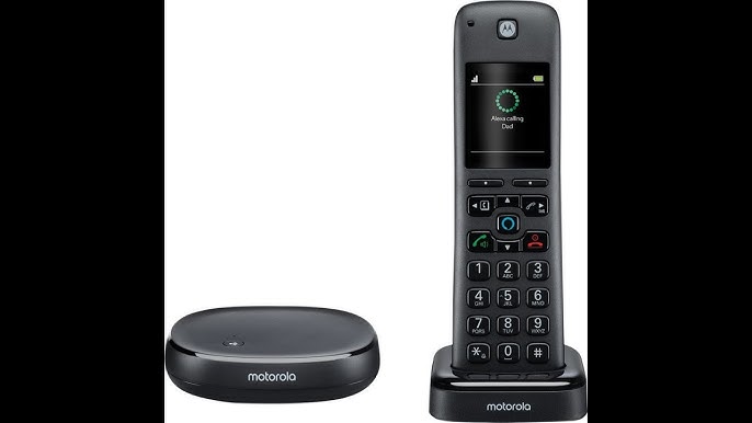 Teléfono Inalámbrico Motorola MOTO500ID Negro