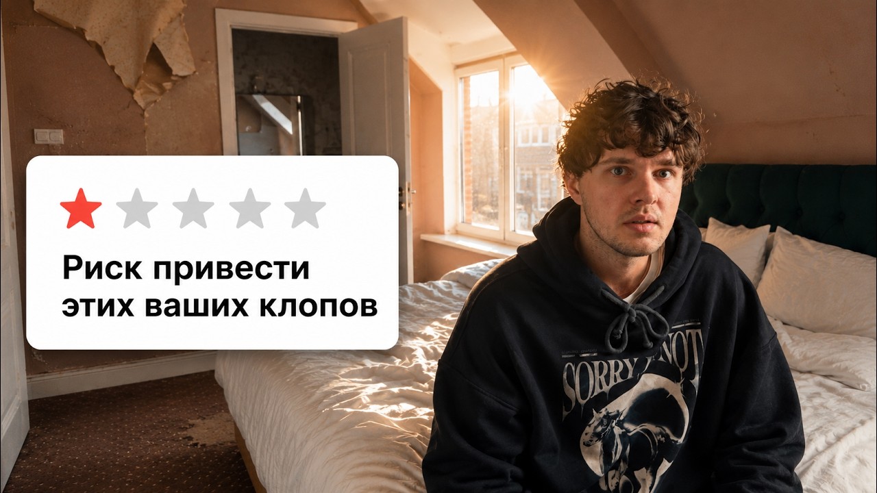 Я переночевал в отелях с 1 звездой