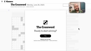 New York Times Crossword, Monday, June 26, 2023 speed solve!