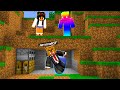 Minecraft Speedrunner VS 4 Hunters (Modded Portal Guns)