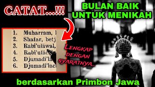Download Lagu Primbon Jawa Asli : Bulan Baik untuk hajatan Pernikahan MP3
