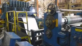 72 x 50,000# Loopco Loop Slitting Line with Monarch Stamco Hydraulic Cassette Leveler