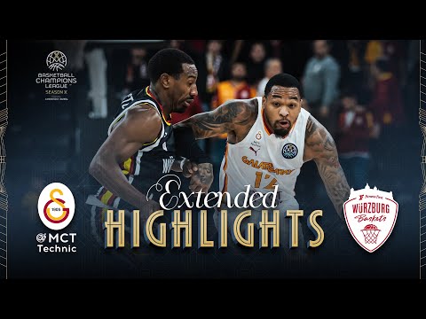 Galatasaray MCT Technic v Fitness Wurzburg Baskets | Full Game Highlights | #BasketballCL 2025-26