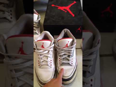 Como saber si tus AIR Jordan retro 3 son originales - YouTube