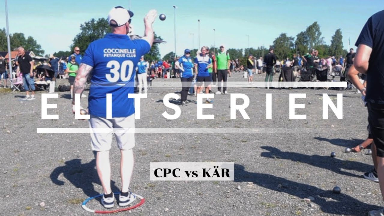 Petanque ELITSERIEN CPC vs KÄR Match 1 - Jönköping