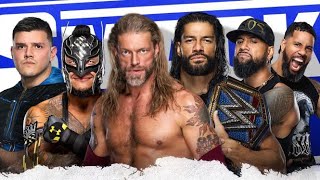 WWE SmackDown Live - Edge \& The Mysterios vs Roman Reigns \& The Usos 6-Man Tag Team Match HD