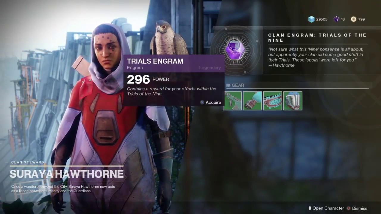 Clan Engram: Trials Of The Nine - A Sudden Death - Trials Shotgun (Weekly Reward - Destiny 2)