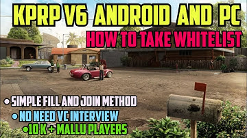 GTA 5 RP Mobile Malayalam 2026 | How to Get Whitelist? | KPRP V6 Full Guide Malayalam