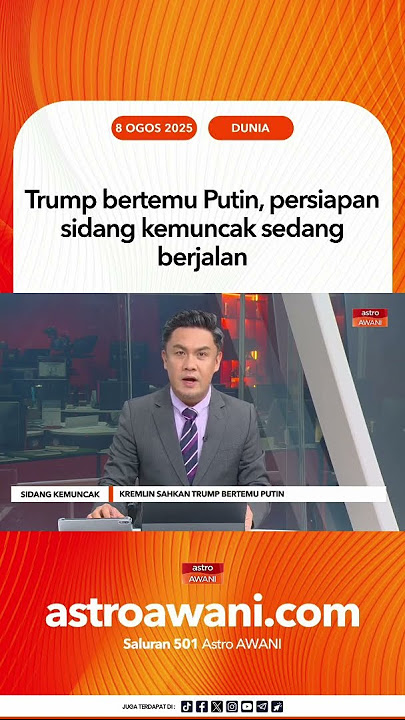Trump bertemu Putin, persiapan sidang kemuncak sedang berjalan