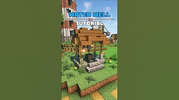 Water Well Tutorial 💧 #minecraft