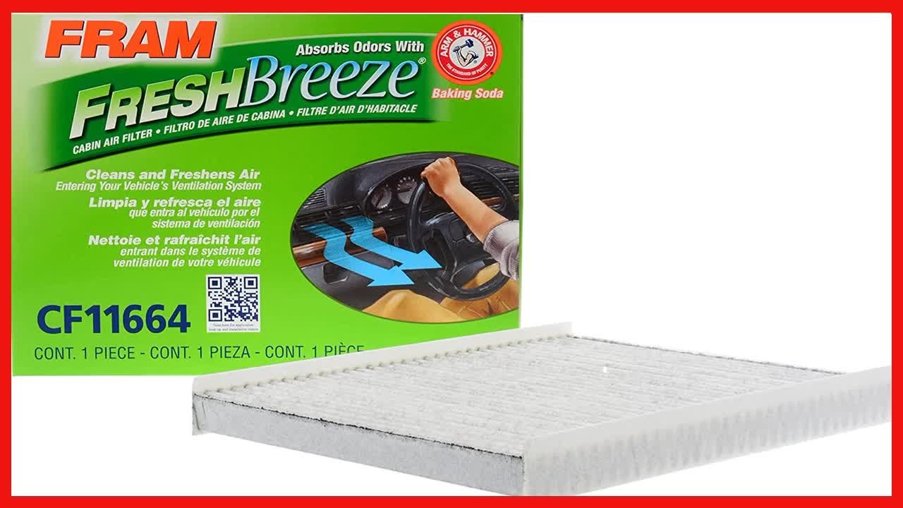 Fresh Breeze Cabin Air Filter Designed For Cleaner Air And Odor Free Driving Comfort