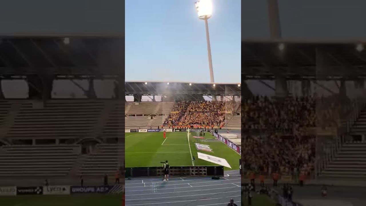 L’ambiance au stade charlety après l’égalisation de sochaux, match barrage